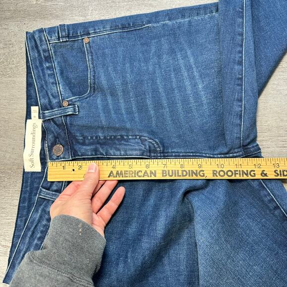 Soft Surroundings Ultimate High Rise Bootcut Jeans Stretchy Blue 10 - Picture 10 of 13
